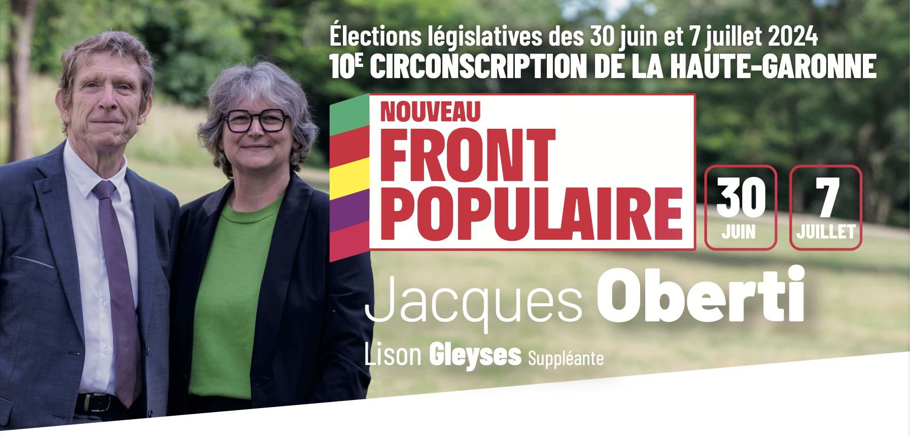 Législatives 2024: « C’est le programme du Nouveau Front Populaire que je défendrai à l’assemblée nationale » Jacques Oberti
